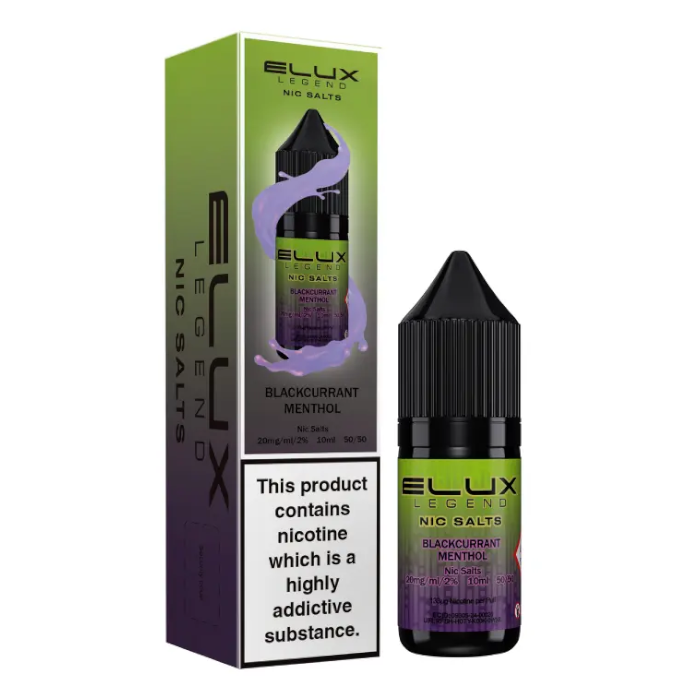 elux legend nic salt - blackcurrant menthol